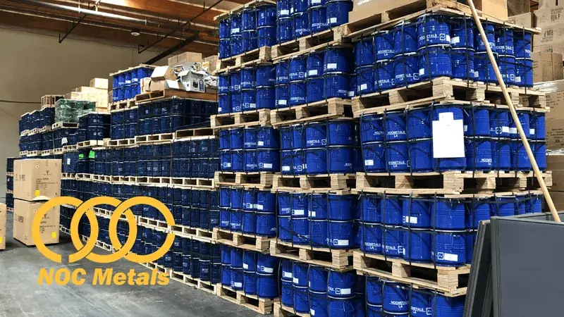 Industrial powder metallurgy stock - large scale tungsten carbide inventory